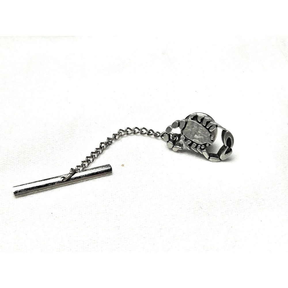 Unbranded Tie Tack Men‎ OS Silver Scorpion Animal Desert Southwestern Biker